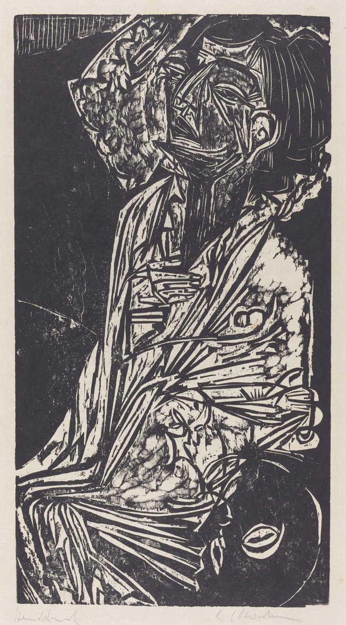 Professori Goldsteinin vaimo tekijältä Ernst Ludwig Kirchner