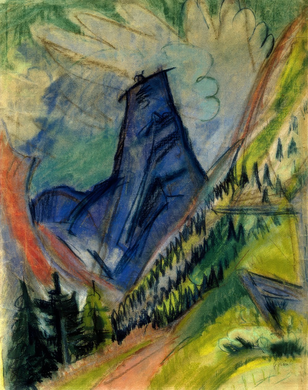 Tinzenhorn tekijältä Ernst Ludwig Kirchner