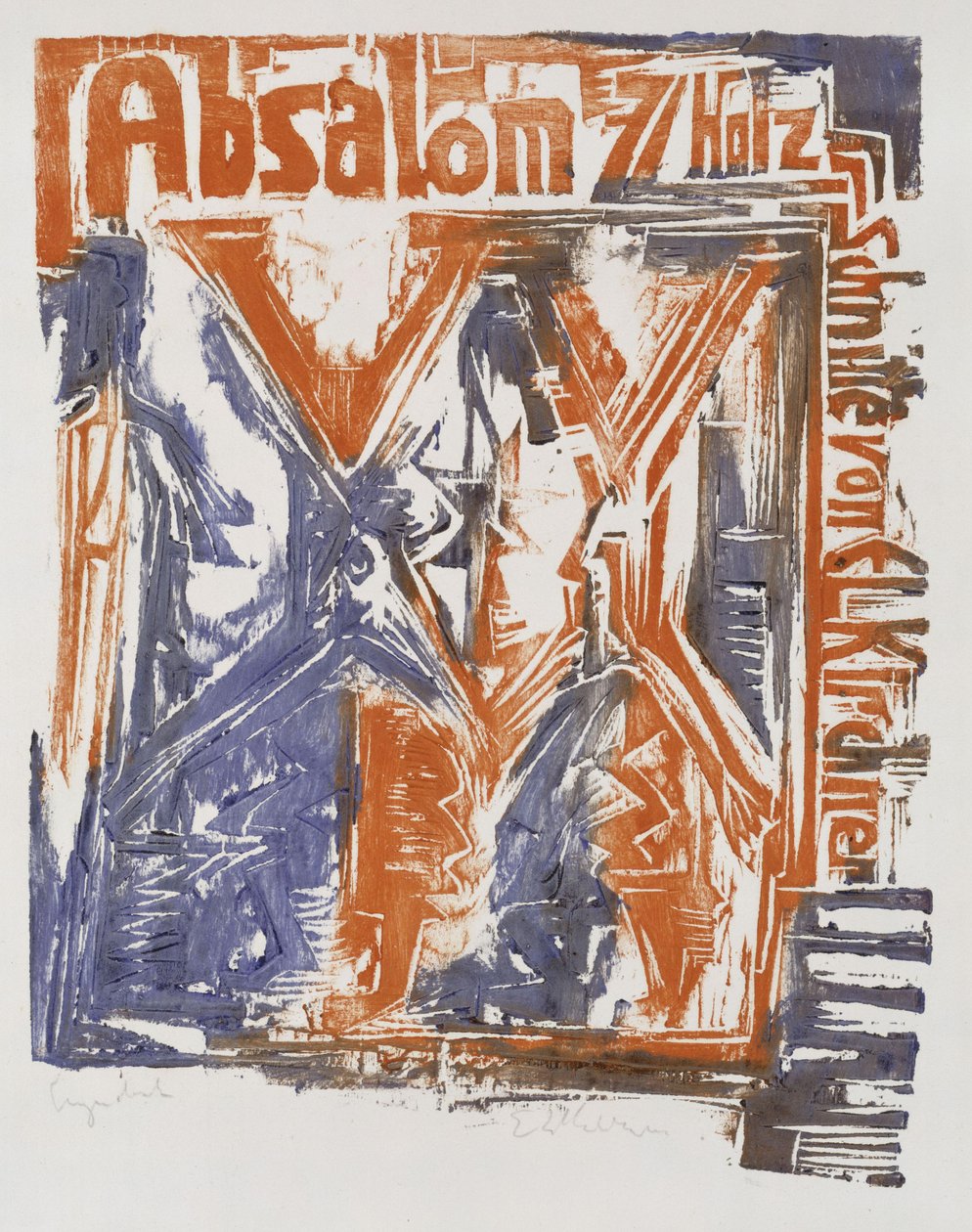 Titelblatt tekijältä Ernst Ludwig Kirchner