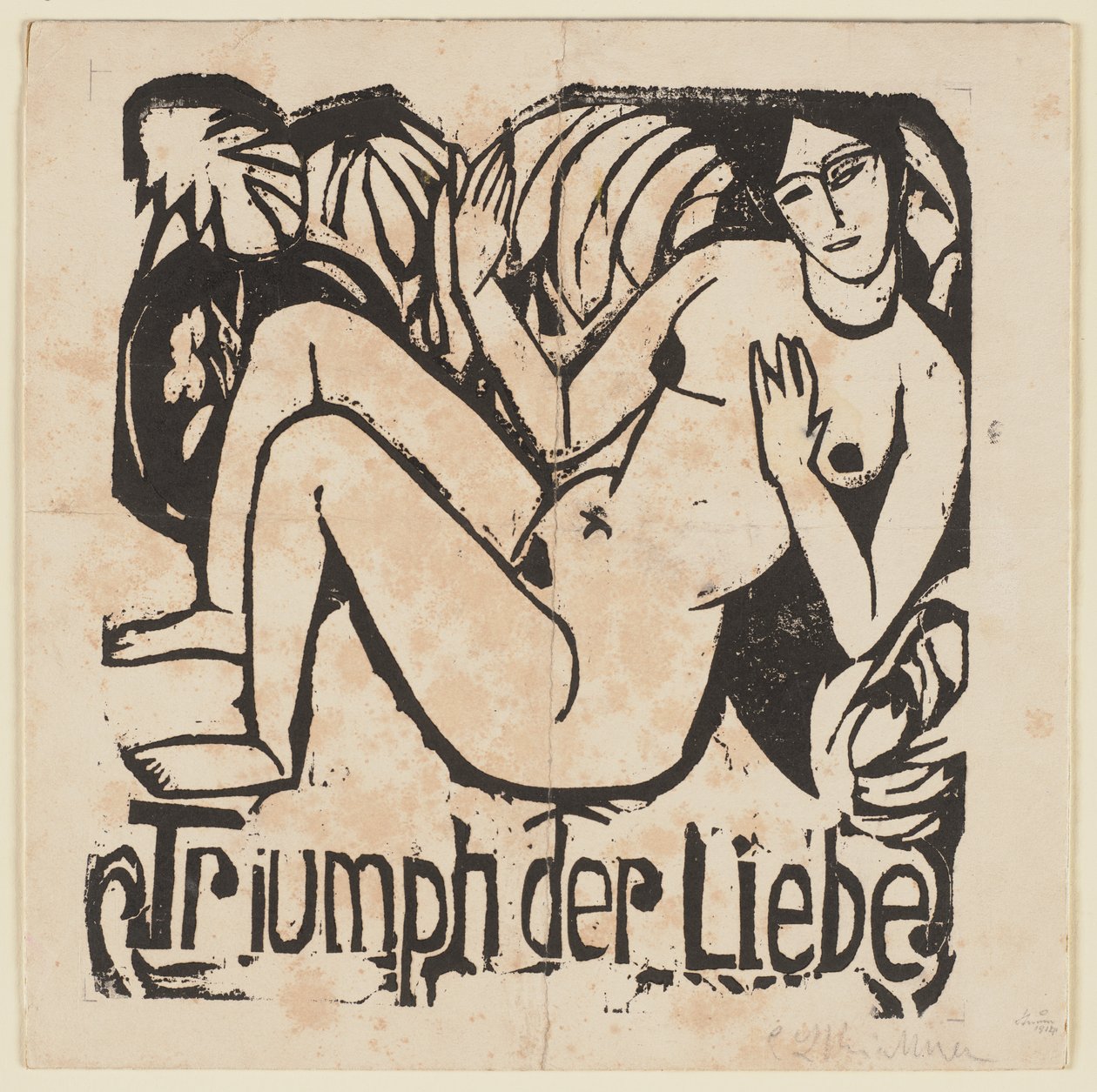 Rakkauden voitto tekijältä Ernst Ludwig Kirchner