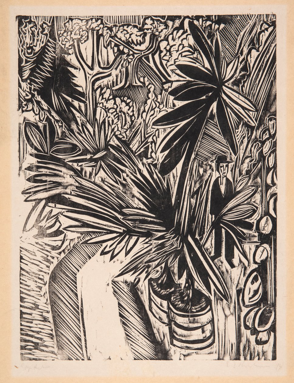 Kasvihuone. Jena tekijältä Ernst Ludwig Kirchner
