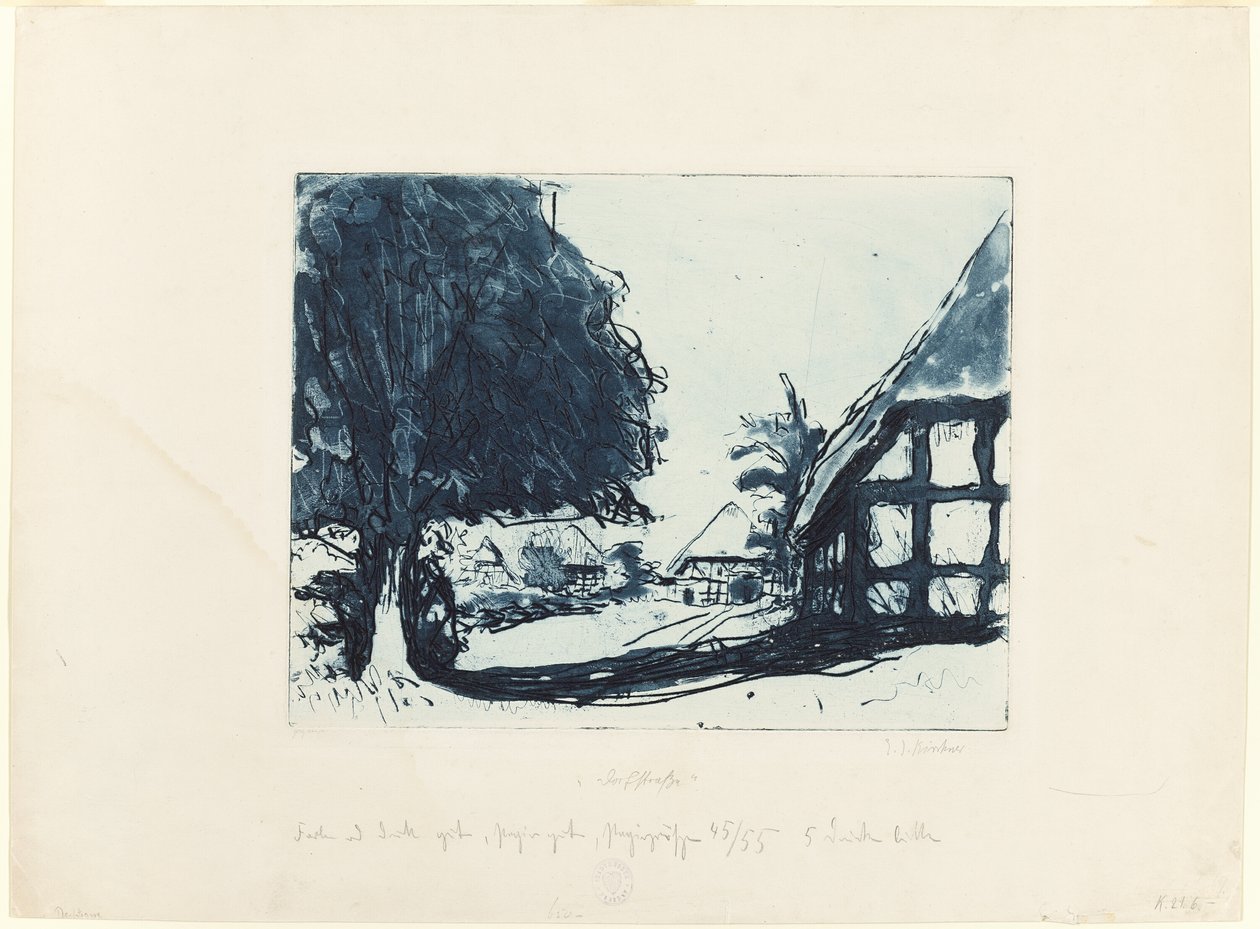 Kyläkatu tekijältä Ernst Ludwig Kirchner