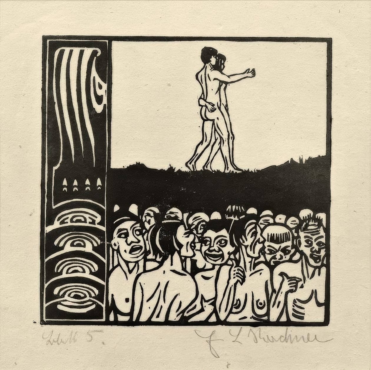 Vor den Menschen tekijältä Ernst Ludwig Kirchner