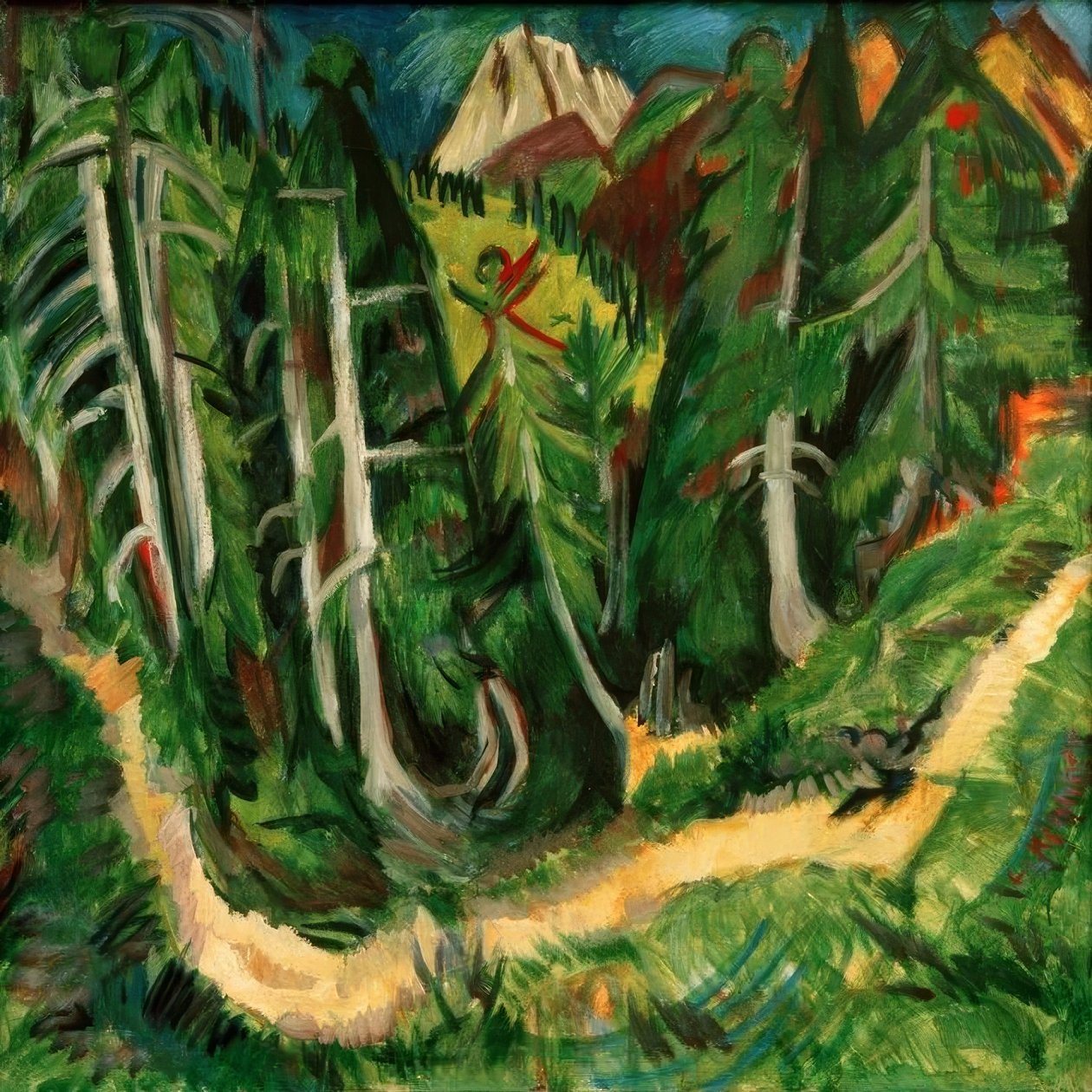 Wolfsschlucht Staffel tekijältä Ernst Ludwig Kirchner