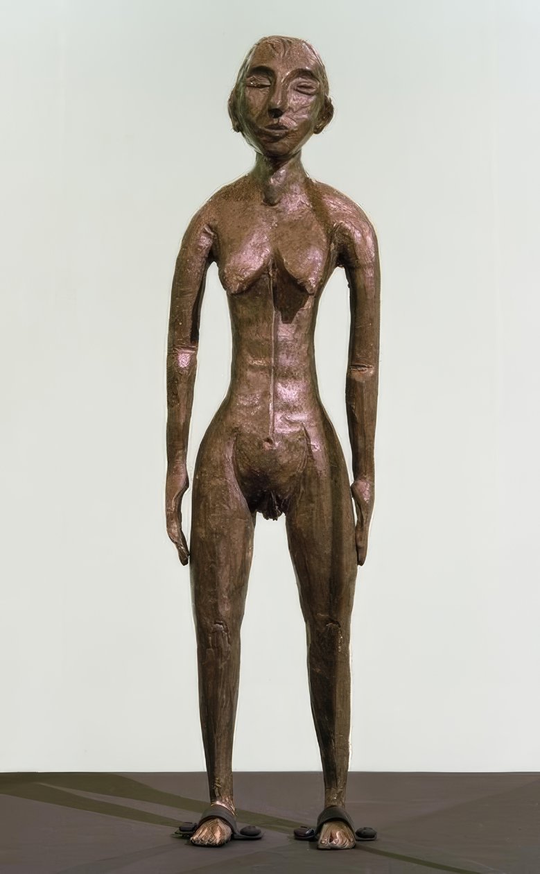 Weiblicher Akt, stehend (Stehende Figur) tekijältä Ernst Ludwig Kirchner