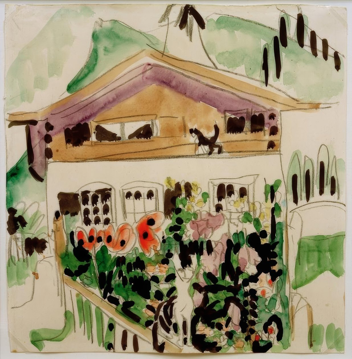 Wildbodenhaus tekijältä Ernst Ludwig Kirchner