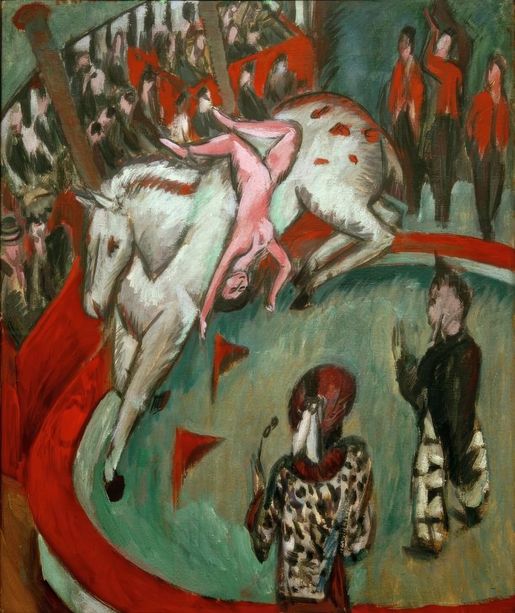 Zirkusreiterin tekijältä Ernst Ludwig Kirchner