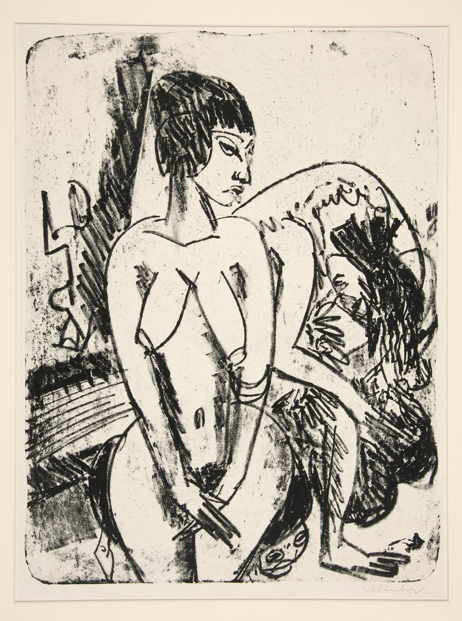 Kaksi naista tekijältä Ernst Ludwig Kirchner