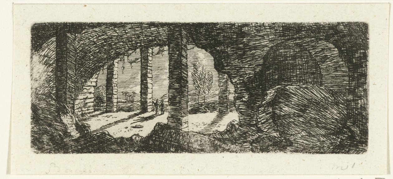 Fort Sint-Pieterin raunio lähellä Maastrichtia tekijältä Ernst Willem Jan Bagelaar