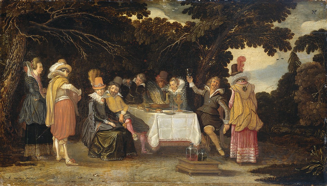 Fête champêtre tekijältä Esaias van de Velde
