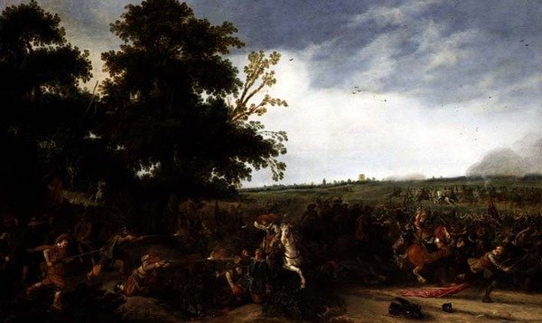 Jalkaväen ratsuväki, 1630 tekijältä Esaias van de Velde