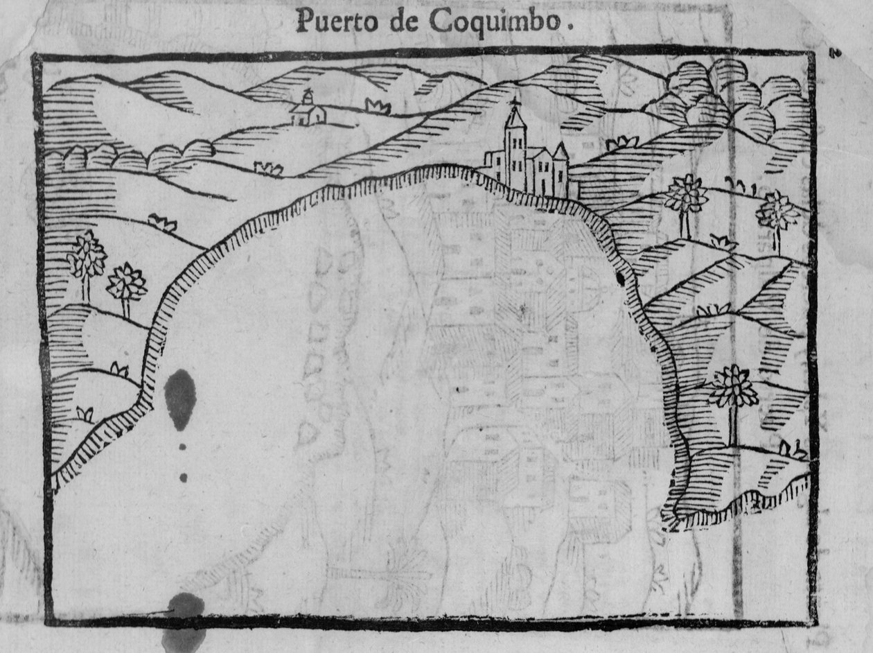 Puerto de Coquimbo tekijältä España Fondo Antiguo de la Biblioteca