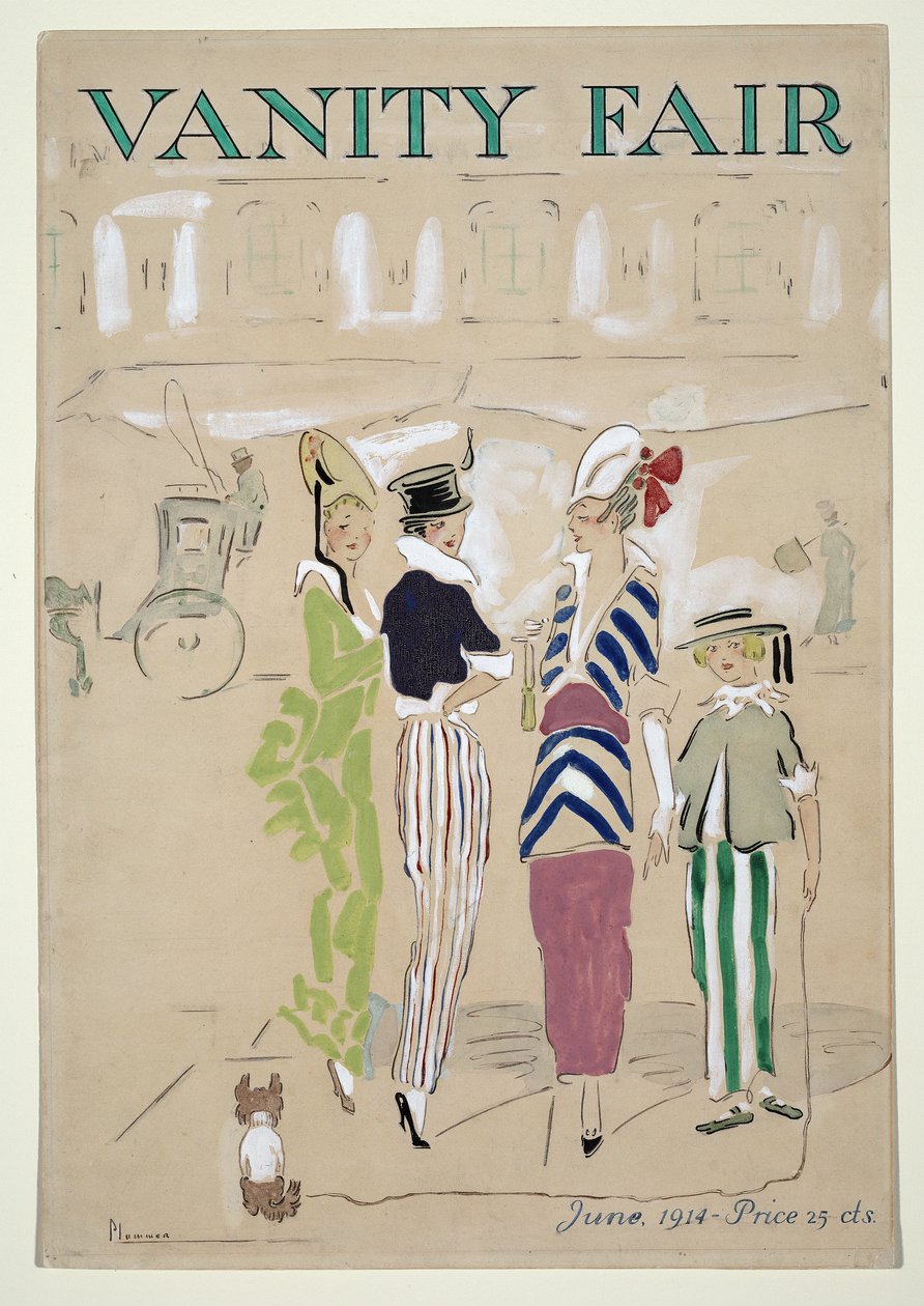 Vanity Fair -kansi, kesäkuu 1914, pub. 1914 tekijältä Ethel McClellan Plummer