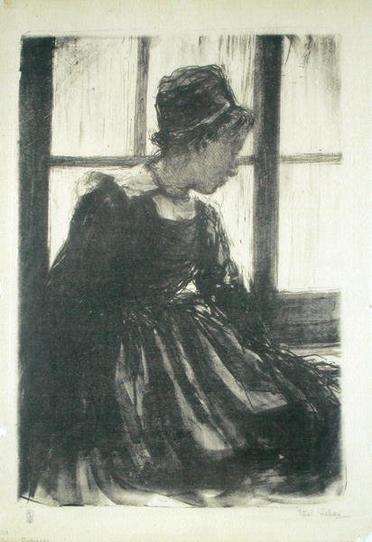 Nuori bretonilainen nainen tekijältä Ethel Gabain