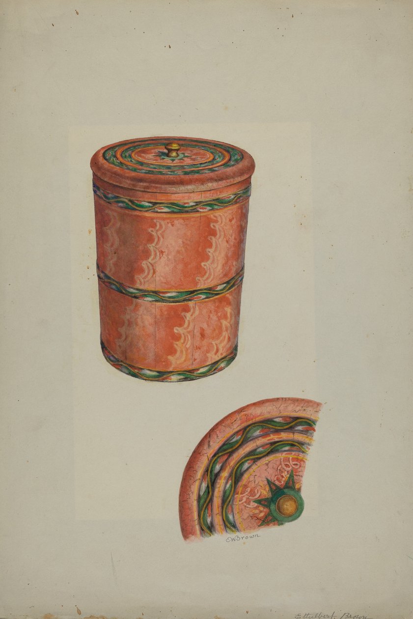 Pa. German Sugar Tub tekijältä Ethelbert Brown