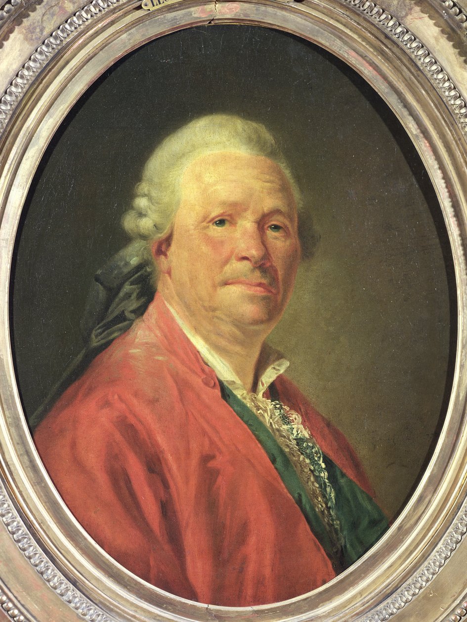 Muotokuva Christoph Willibald von Gluckista (1714-87), 1777 tekijältä Etienne Aubry