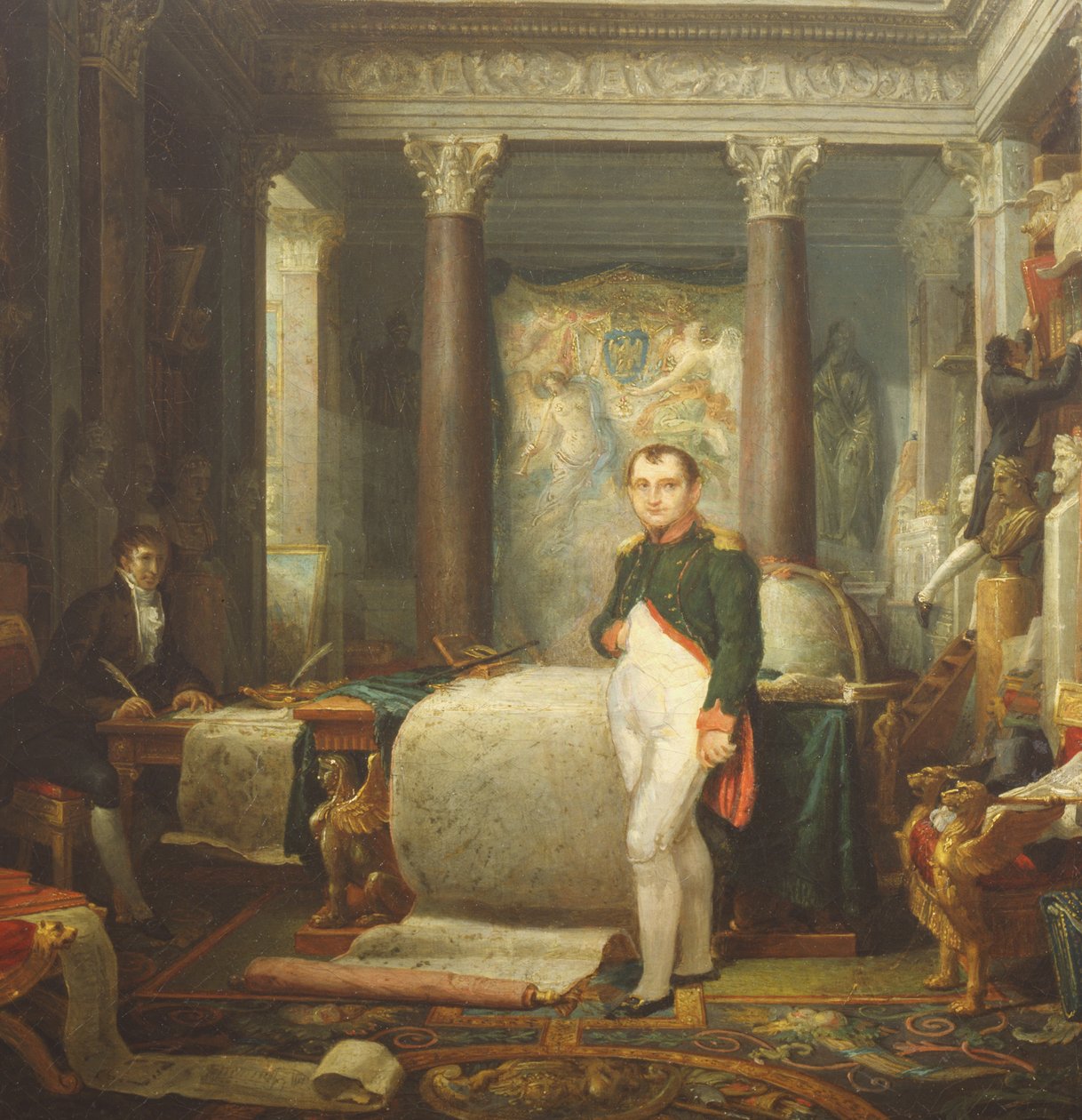 Napoleon toimistossaan tekijältä Etienne Barthelemy Garnier