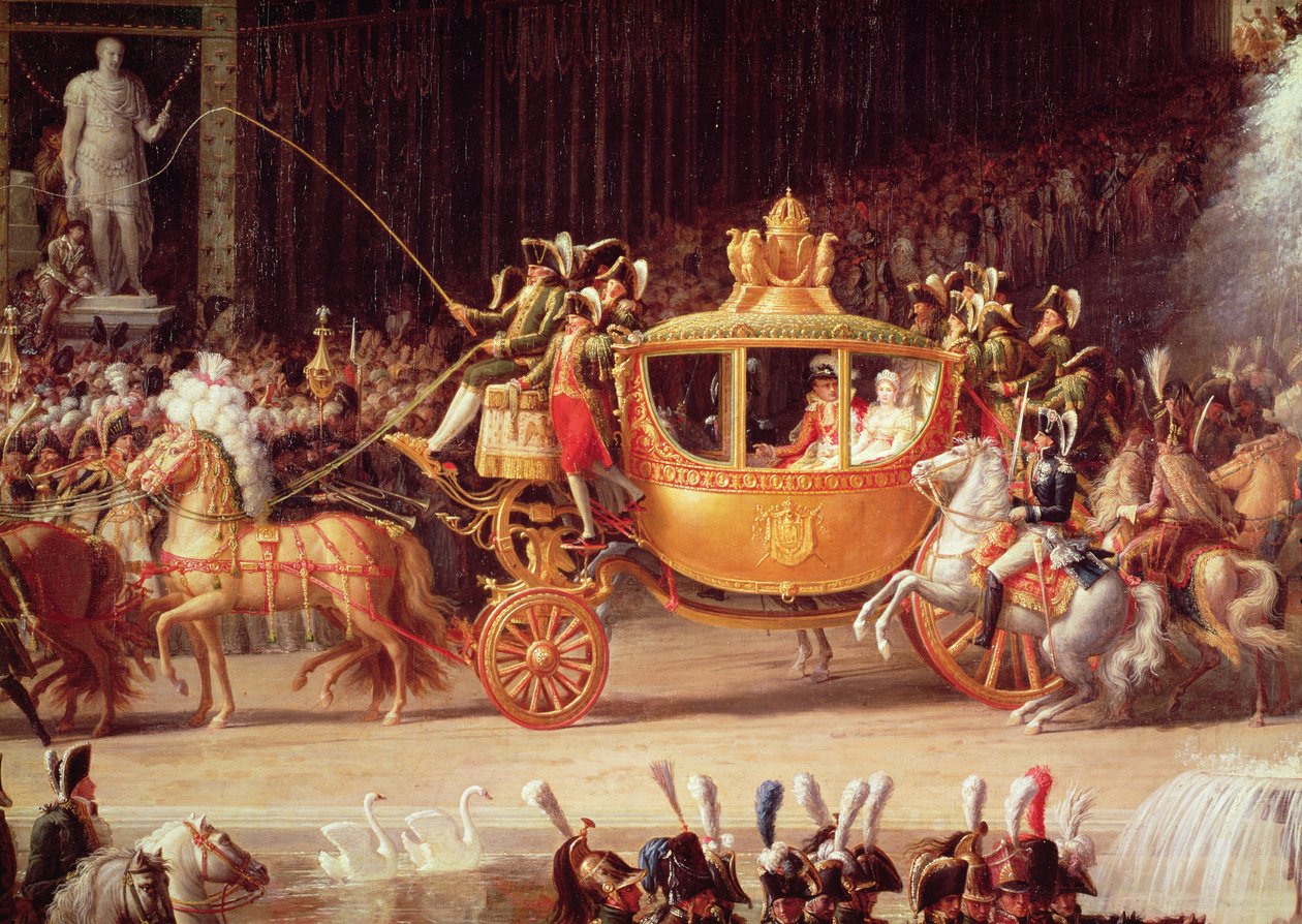 Napoleonin (1769-1821) ja Marie-Louisen (1791-1847) tulo Tuileries