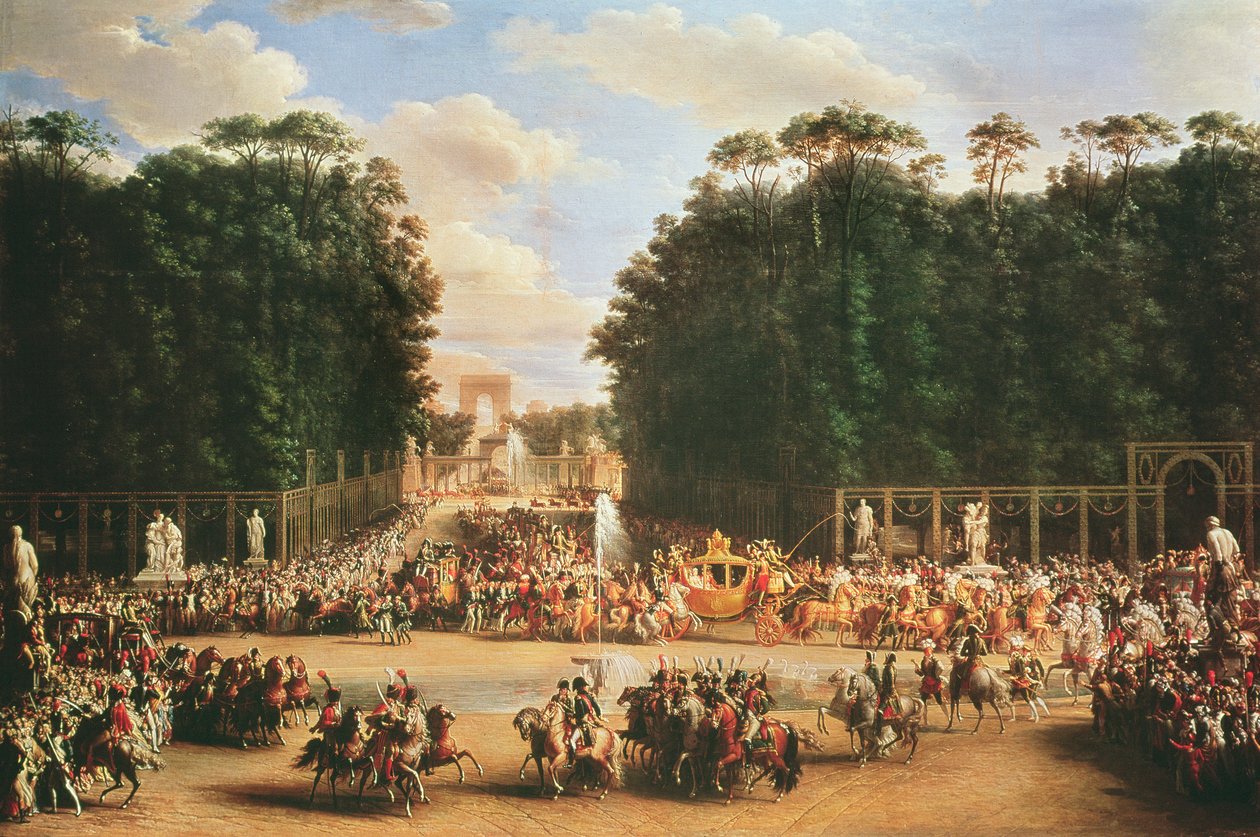 Napoleonin ja Marie-Louisen tulo Tuileries