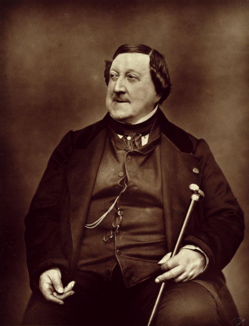 Gioacchino Rossini (1792-1868) teoksesta "Galerie Contemporaine", 1877. tekijältä Etienne Carjat