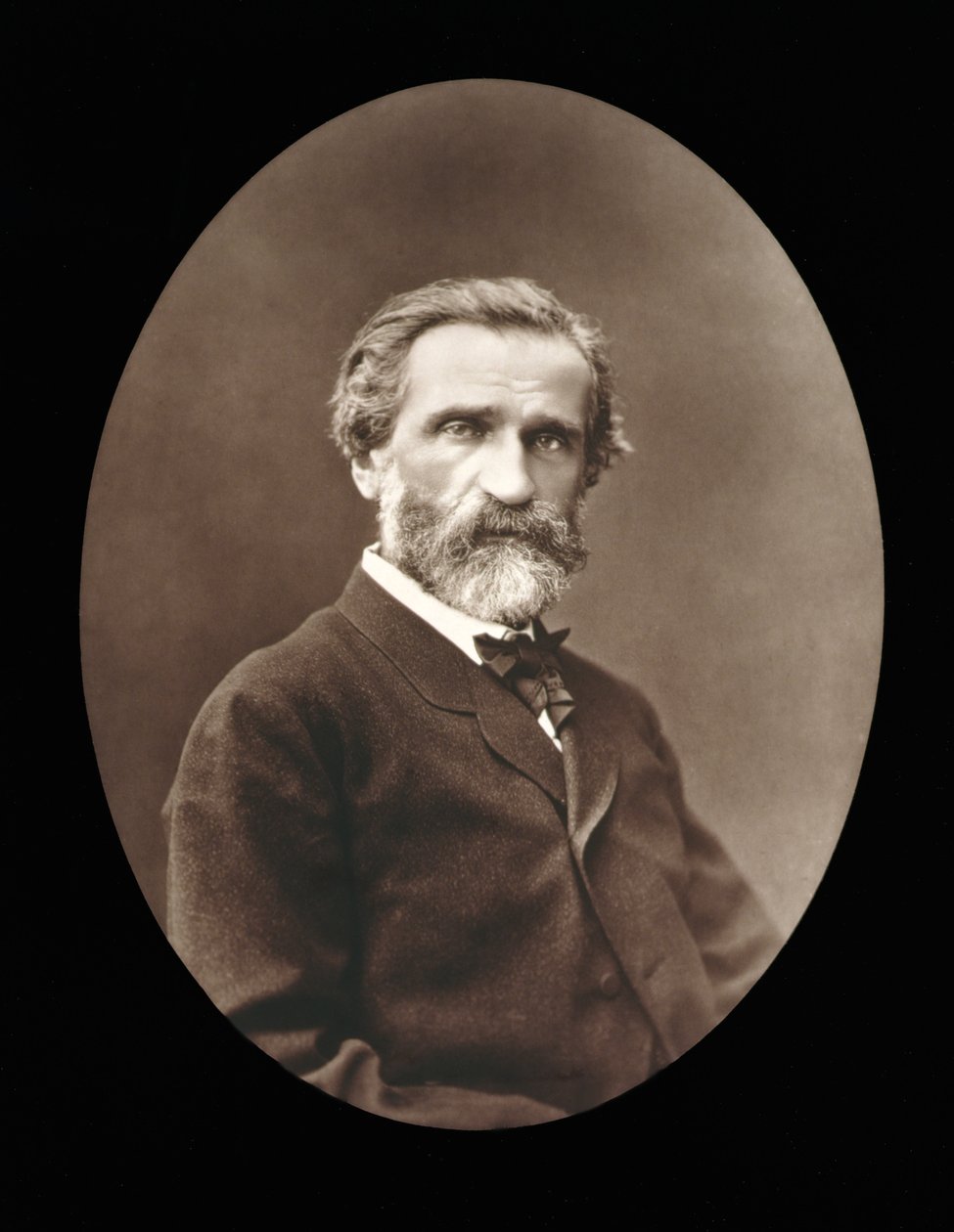 Giuseppe Verdi (1813-1901) Galerie Contemporainesta, 1877 (katso 176741) tekijältä Etienne Carjat