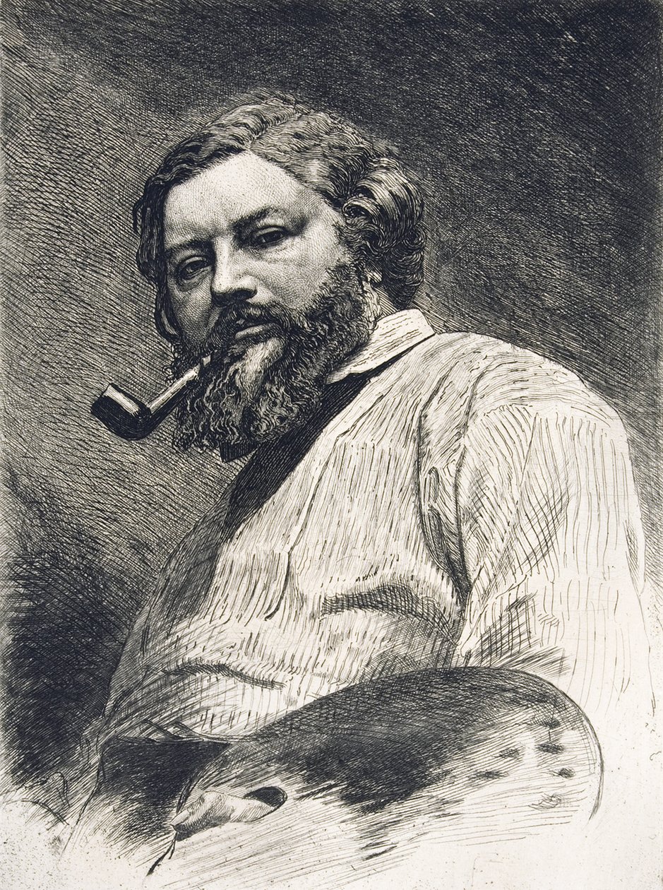 Gustave Courbet, 1882 tekijältä Etienne Gabriel Bocourt