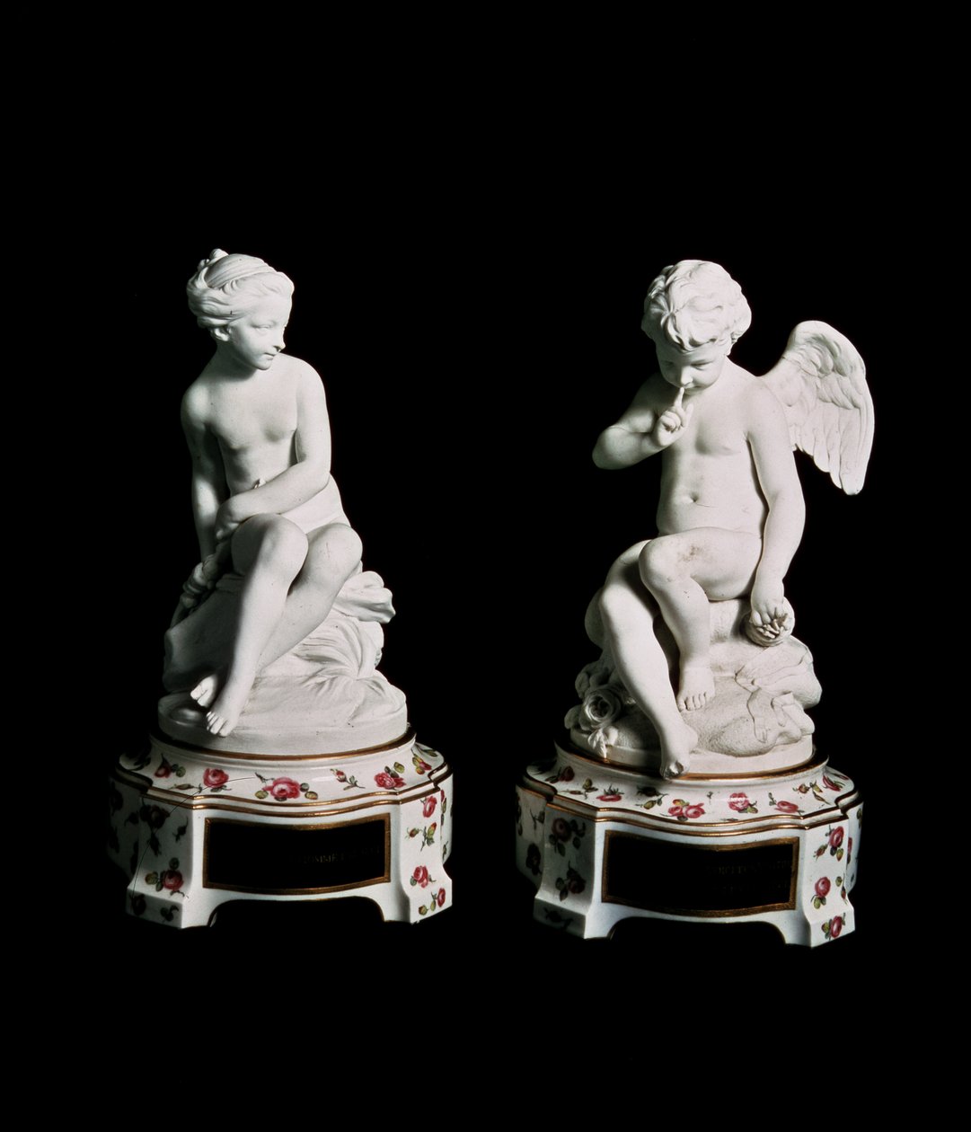 Cupid and Psyche, Sevres ryhmä, 1758 (posliini) tekijältä Etienne Maurice Falconet
