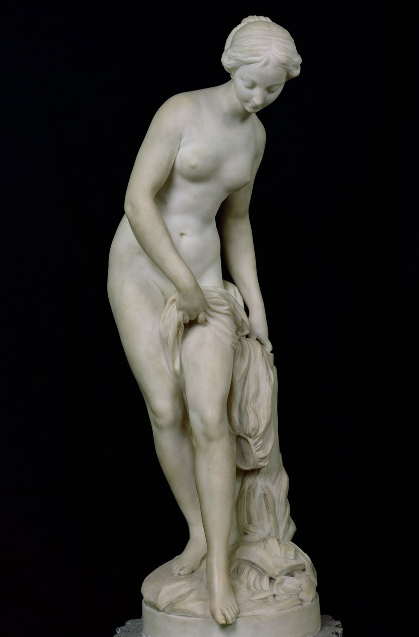 Kylpijä kylvyssä, 1757 (marmori) tekijältä Etienne Maurice Falconet