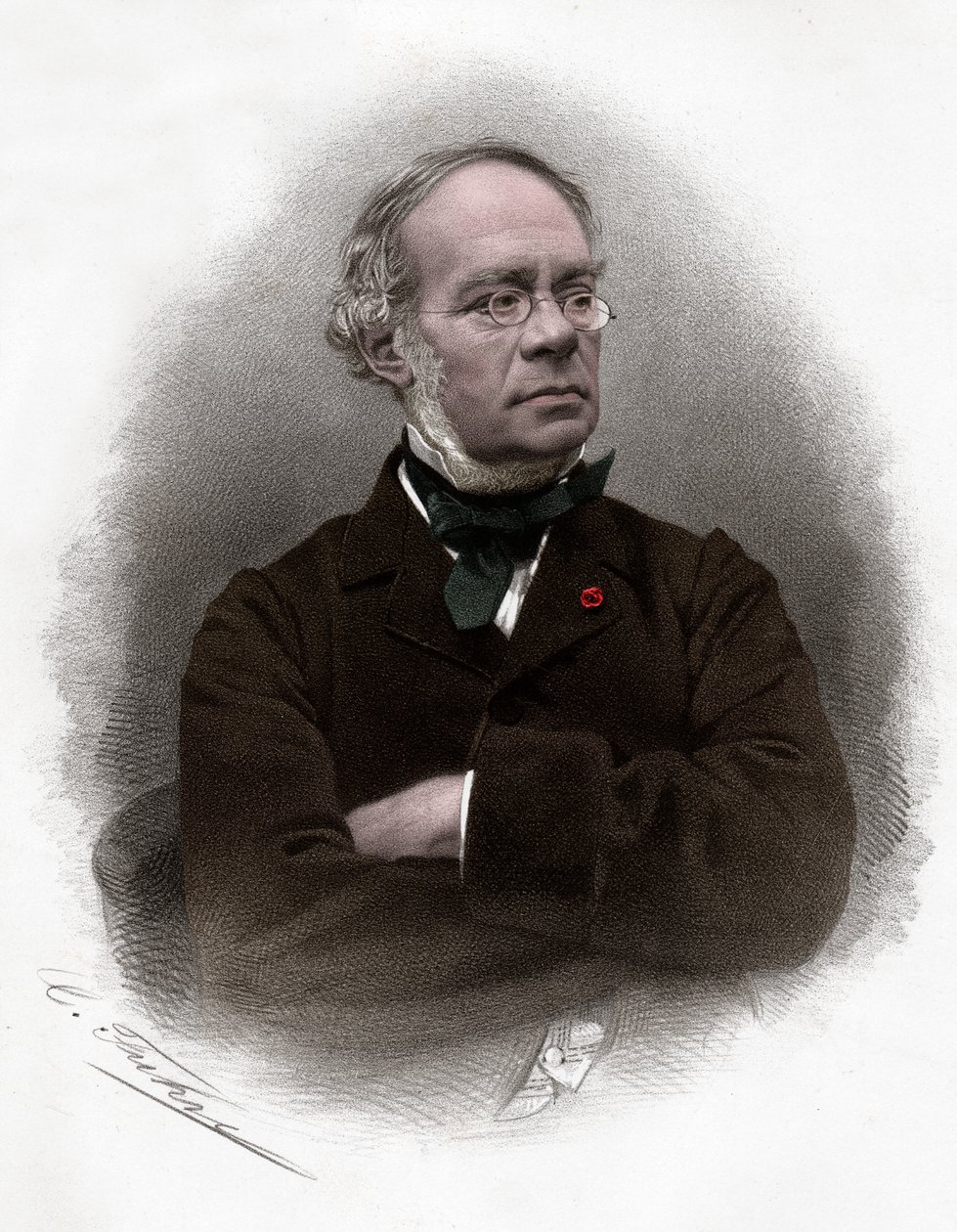 Fromental Halevy, n. 1860-62 (kaiverrus) tekijältä Etienne (after) Carjat