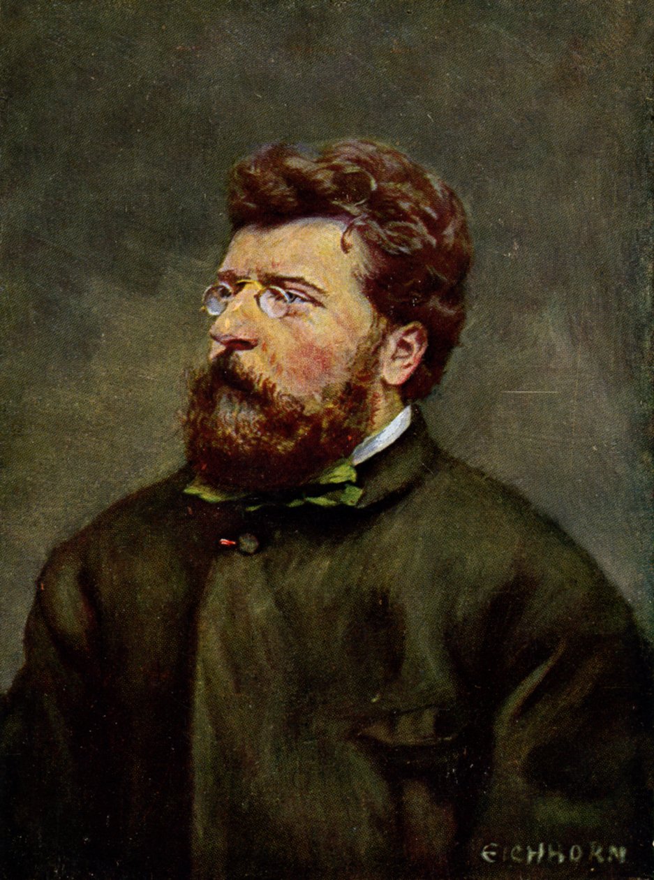 Musiikkia. Ranskalainen säveltäjä Georges Bizet. Georges Bizet