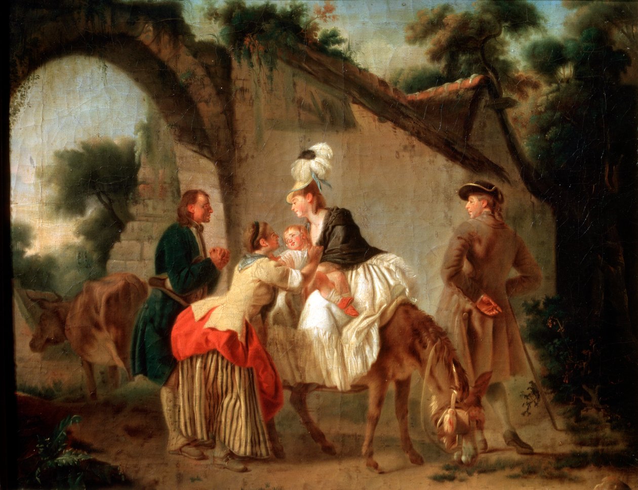 Jäähyväiset sairaanhoitajalle, 1777. tekijältä Etienne Aubry