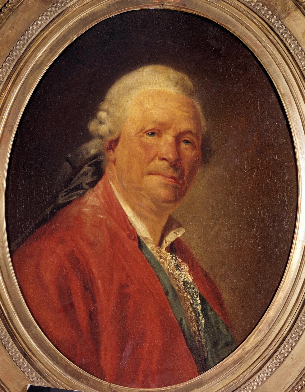 Ritter Christoph Willibald von Gluckin (1714-1787) muotokuva saksalainen säveltäjä Etienne Aubryn (1745-1781) maalaus 1700-luvulla. Himmeä. 0,62x0,52 m. tekijältä Etienne Aubry