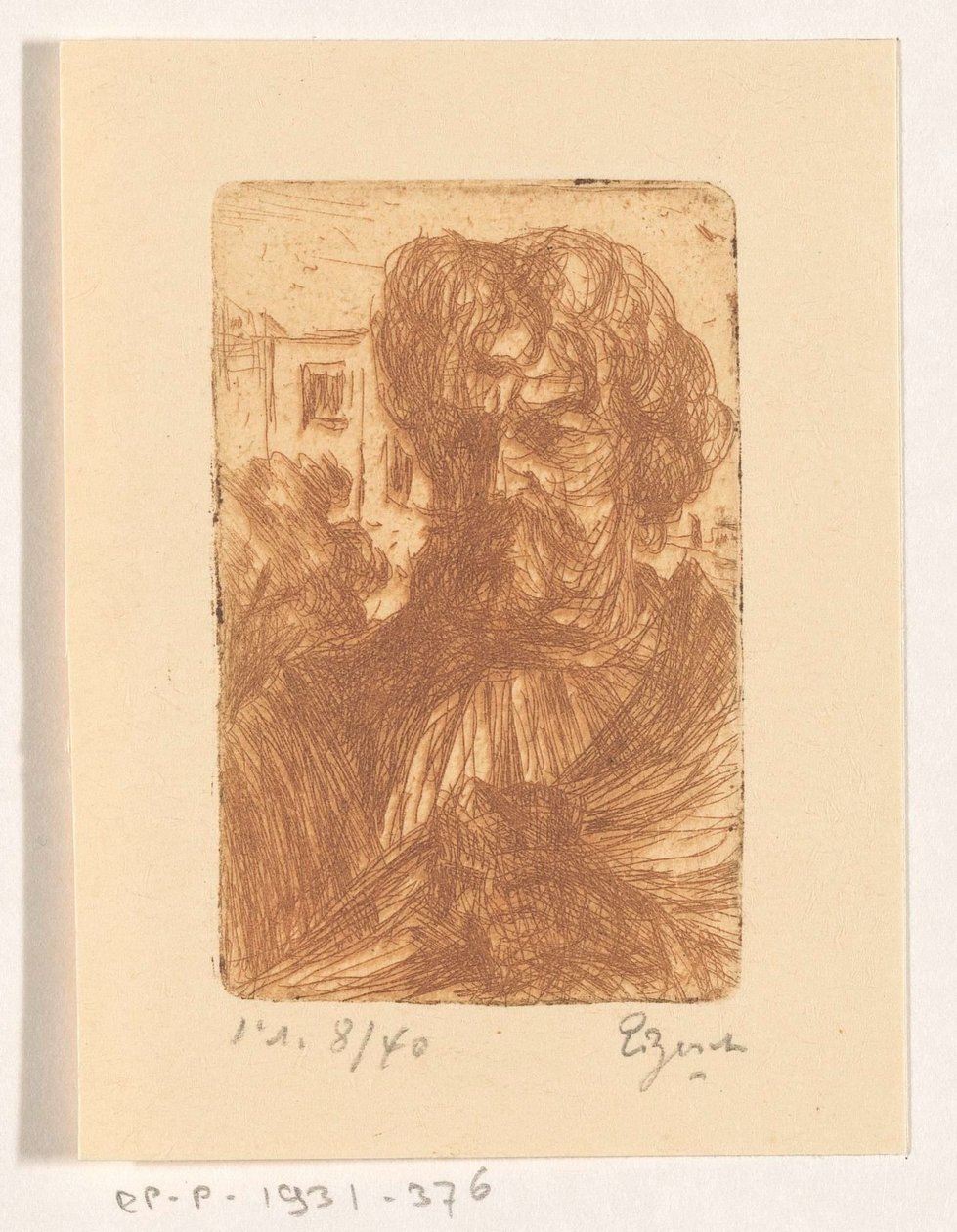 Juudas (Oberammergau) tekijältä Etienne Bosch (signed by artist)