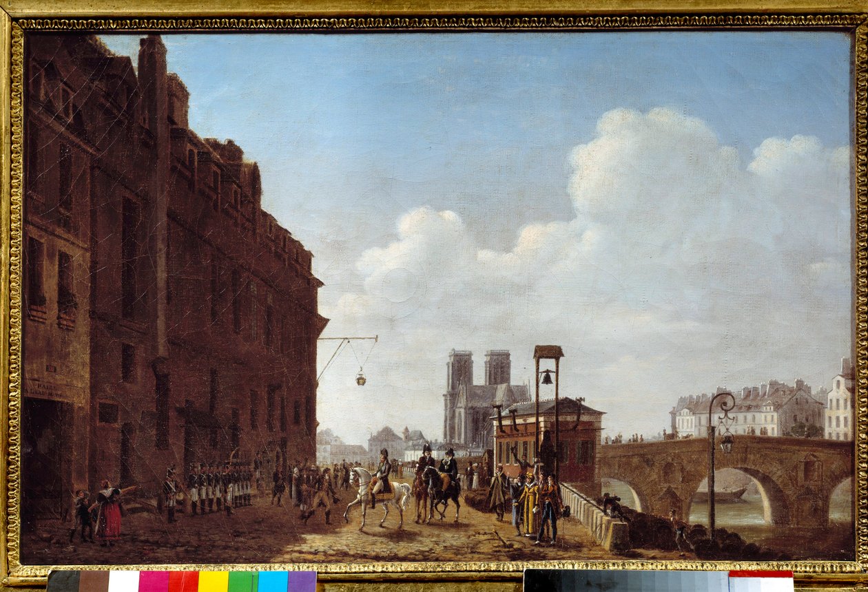Keisari Napoleon I (1769-1821) vierailee Halle a l