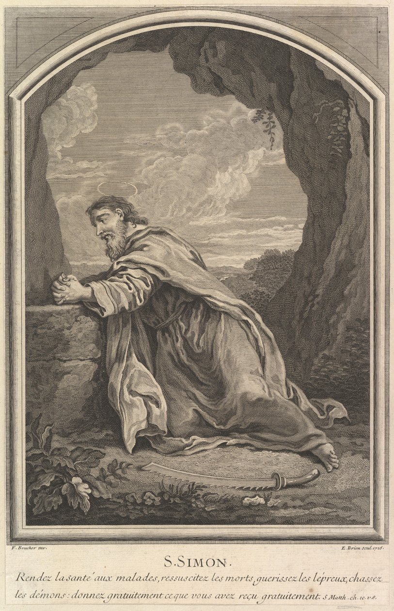 Saint-Simon, 1726. tekijältä Etienne Brion