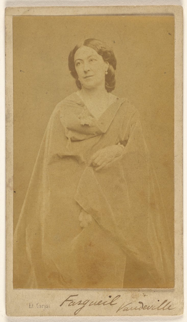Anais Fargueil, Vaudeville tekijältä Etienne Carjat