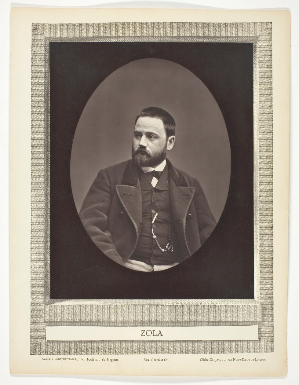 Émile Zola (ranskalainen romaanikirjailija, näytelmäkirjailija ja toimittaja, 1840-1902) tekijältä Etienne Carjat