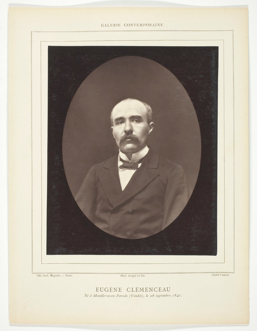 Eugène Clémenceau tekijältä Etienne Carjat