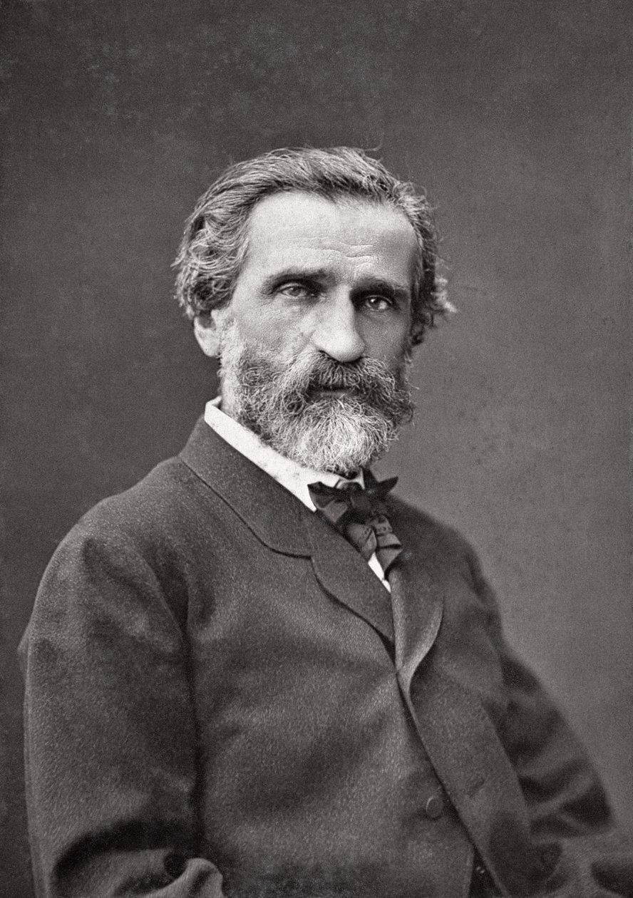 Giuseppe Verdi (1813-1901) 1877 (katso myös 124001) tekijältä Etienne Carjat