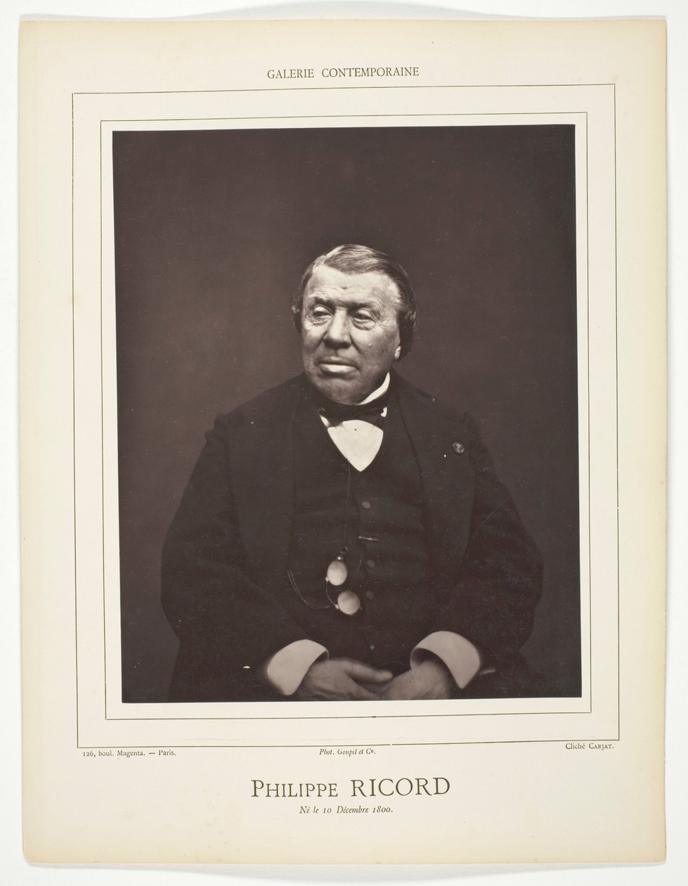 Philippe Ricord tekijältä Etienne Carjat