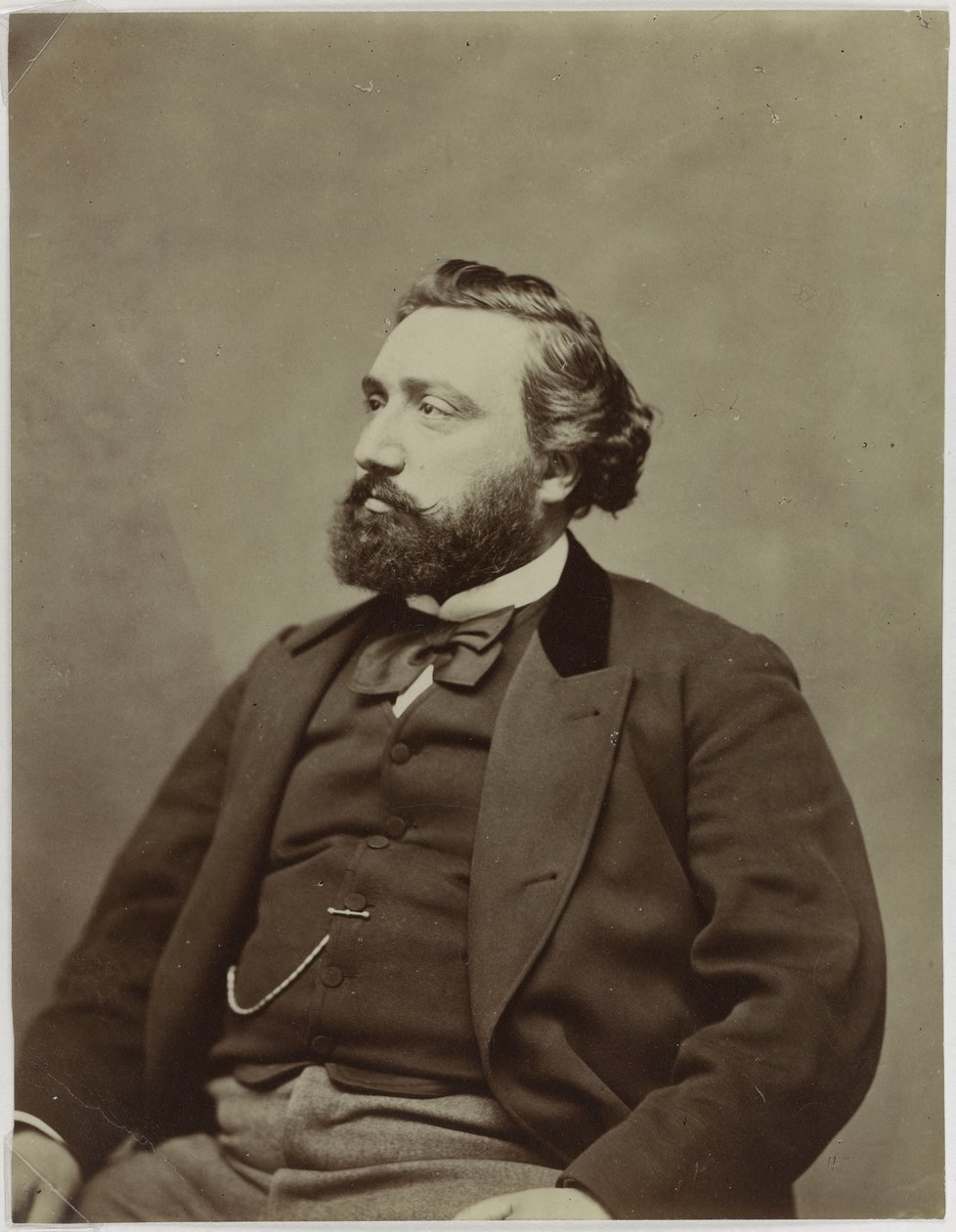 Léon Gambettan (1838-1882), poliitikon, muotokuva tekijältä Etienne Carjat