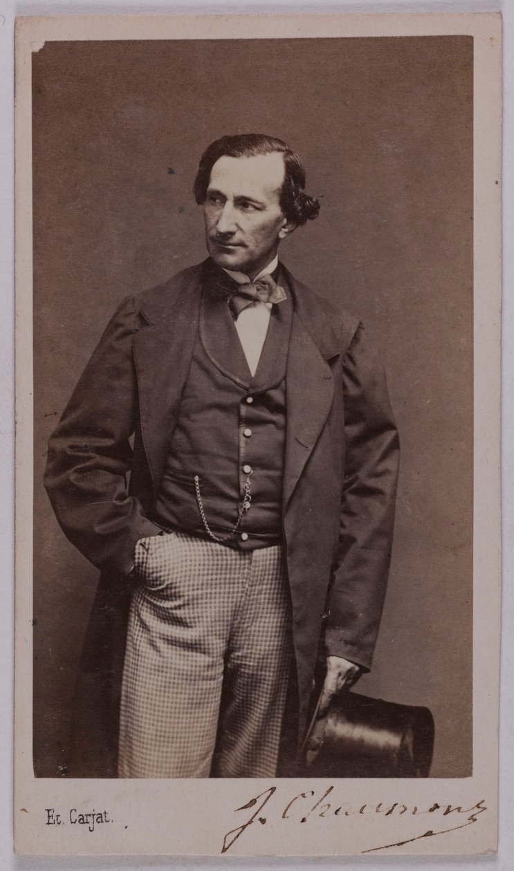 Jules Chaumontin (-1866), näyttelijän, muotokuva tekijältä Etienne Carjat