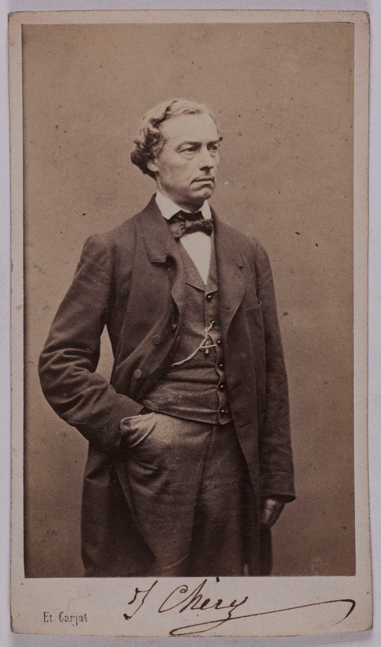 Jules Chéryn (1817-1910), näyttelijän, muotokuva tekijältä Etienne Carjat