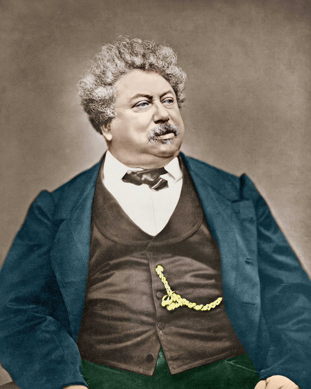 Carjatin muotokuva Alexandre Dumas Pèrestä. tekijältä Etienne Carjat