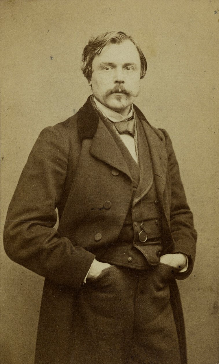 Edmond Huot de Goncourtin muotokuva 1822-1896. tekijältä Etienne Carjat
