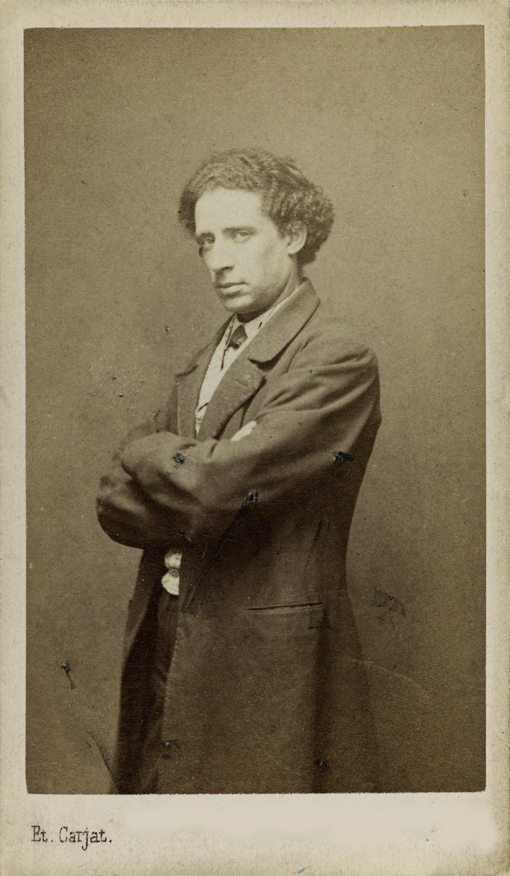 Säveltäjä Olivier Métran muotokuva 1830-1889. tekijältä Etienne Carjat