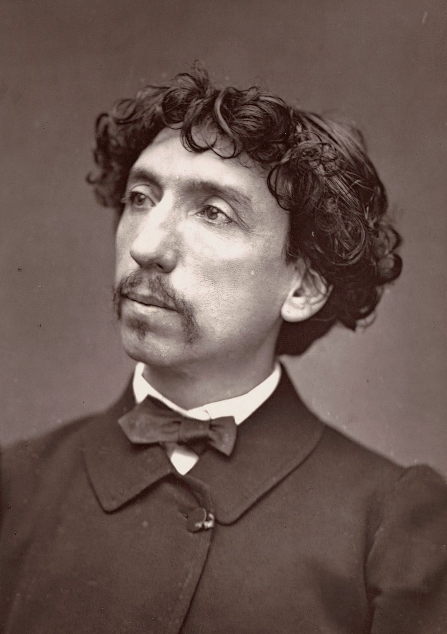 Arkkitehti Charles Garnierin muotokuva, noin 1875 (kuva). tekijältä Etienne Carjat