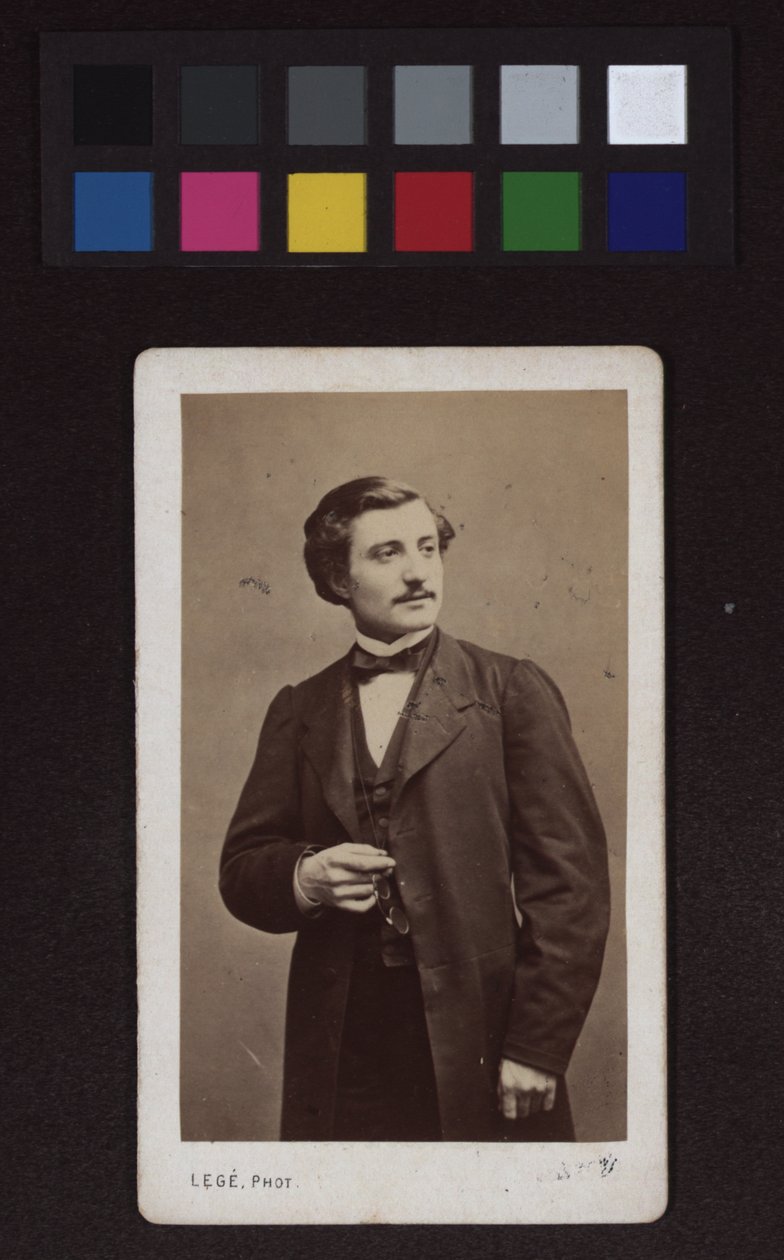 Prosper-Olivier Lissagaray (1838-1901), toimittaja tekijältä Etienne Carjat