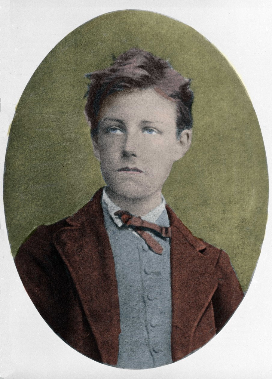 Carjatin muotokuva ranskalaisesta runoilijasta Arthur Rimbaud