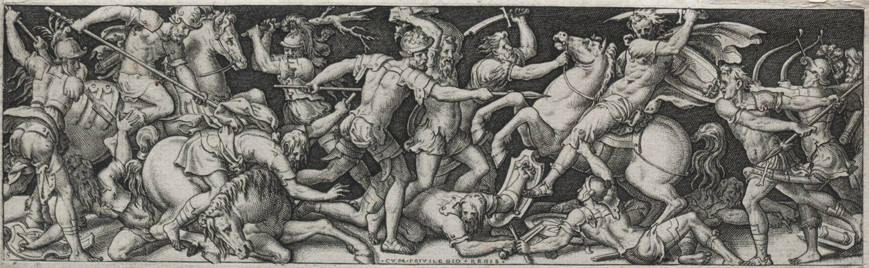 Taistelut ja voitot, luultavasti 1560-luku. tekijältä Etienne Delaune
